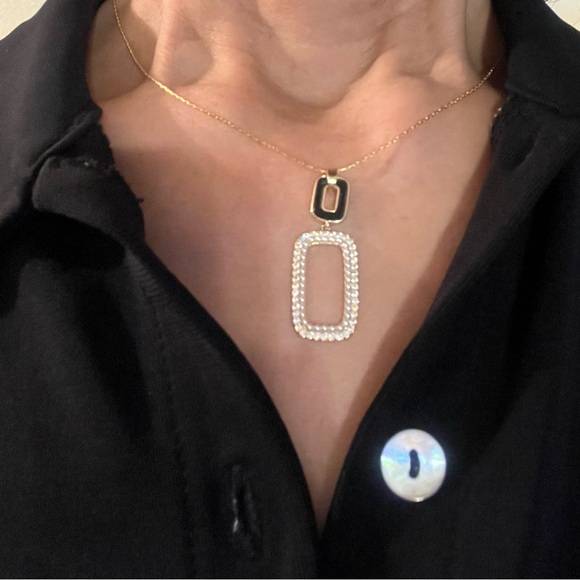 Rectangular Bar Necklace - Picture 4 of 8